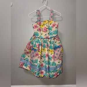 Wildflowers La La Land Maeve Dress Floral Gingham Easter Sleevless Boutique 4